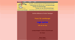 Desktop Screenshot of lerntherapie-graefelfing.de